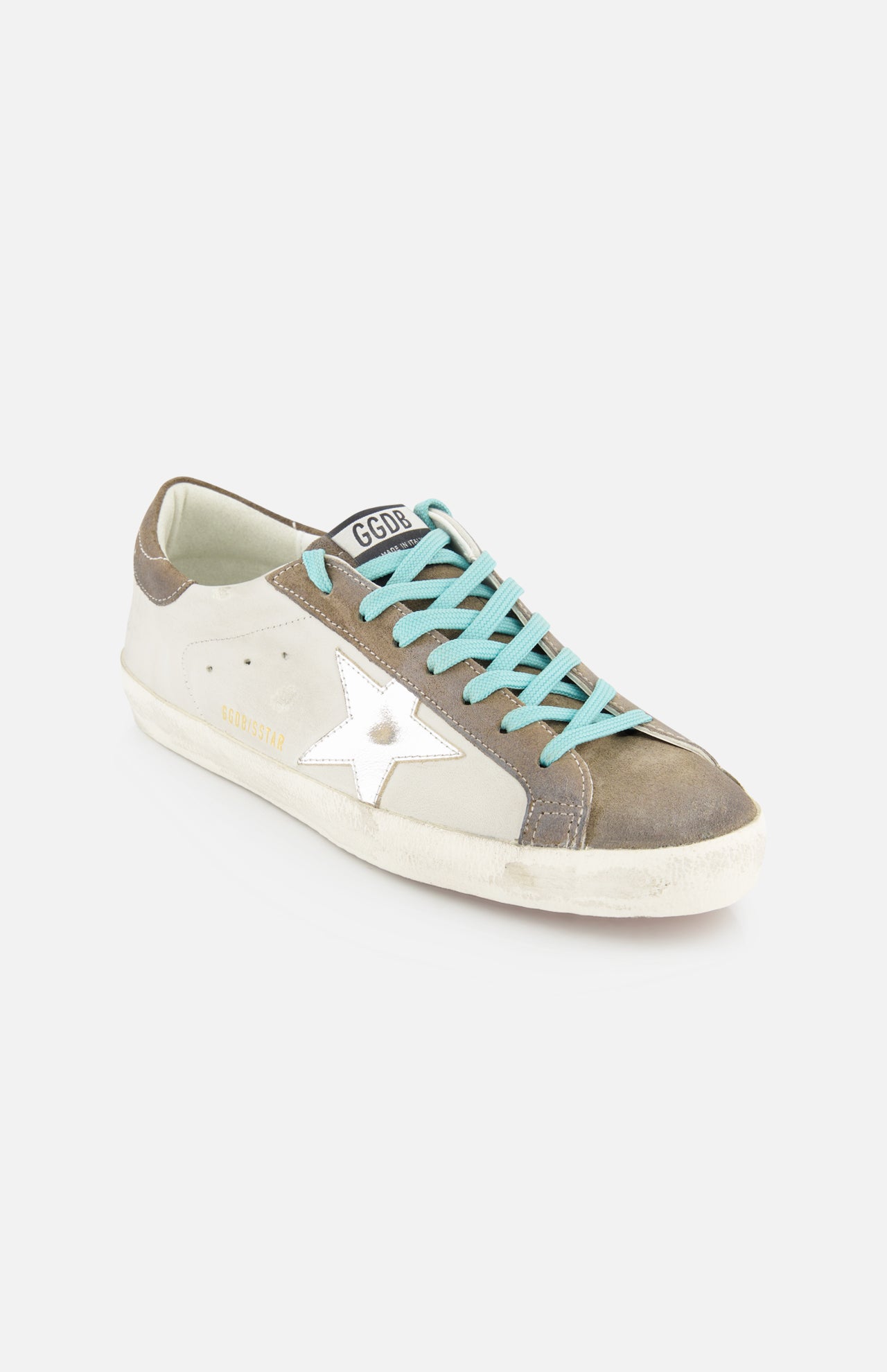 Super-Star Leather And Laminated Star Sneaker (14698340286827)