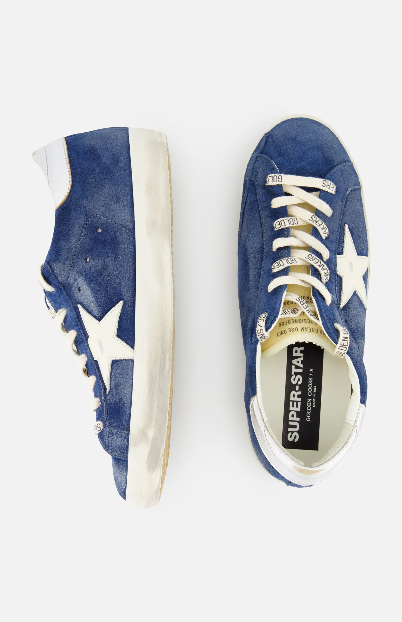 Super-Star Suede Upper And Star Laminated Sneaker (14698340352363)