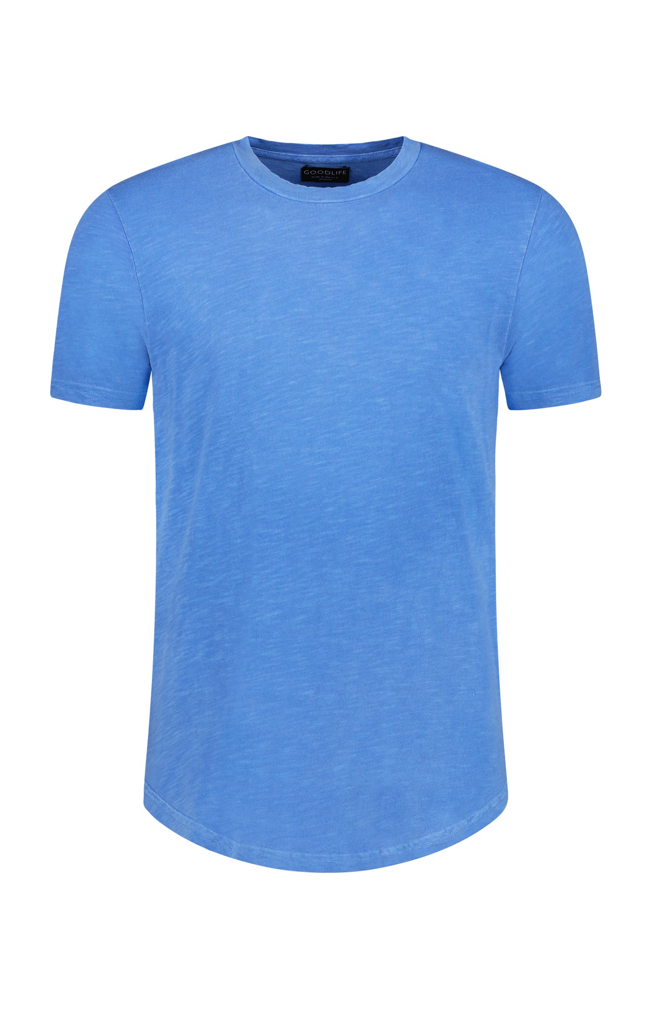 Goodlife Men's SunFaded Slub Scallop Crew TShirt A.K. Rikk's