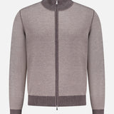 GRAN SASSOFull Zip Wool SweaterA.K. Rikk's