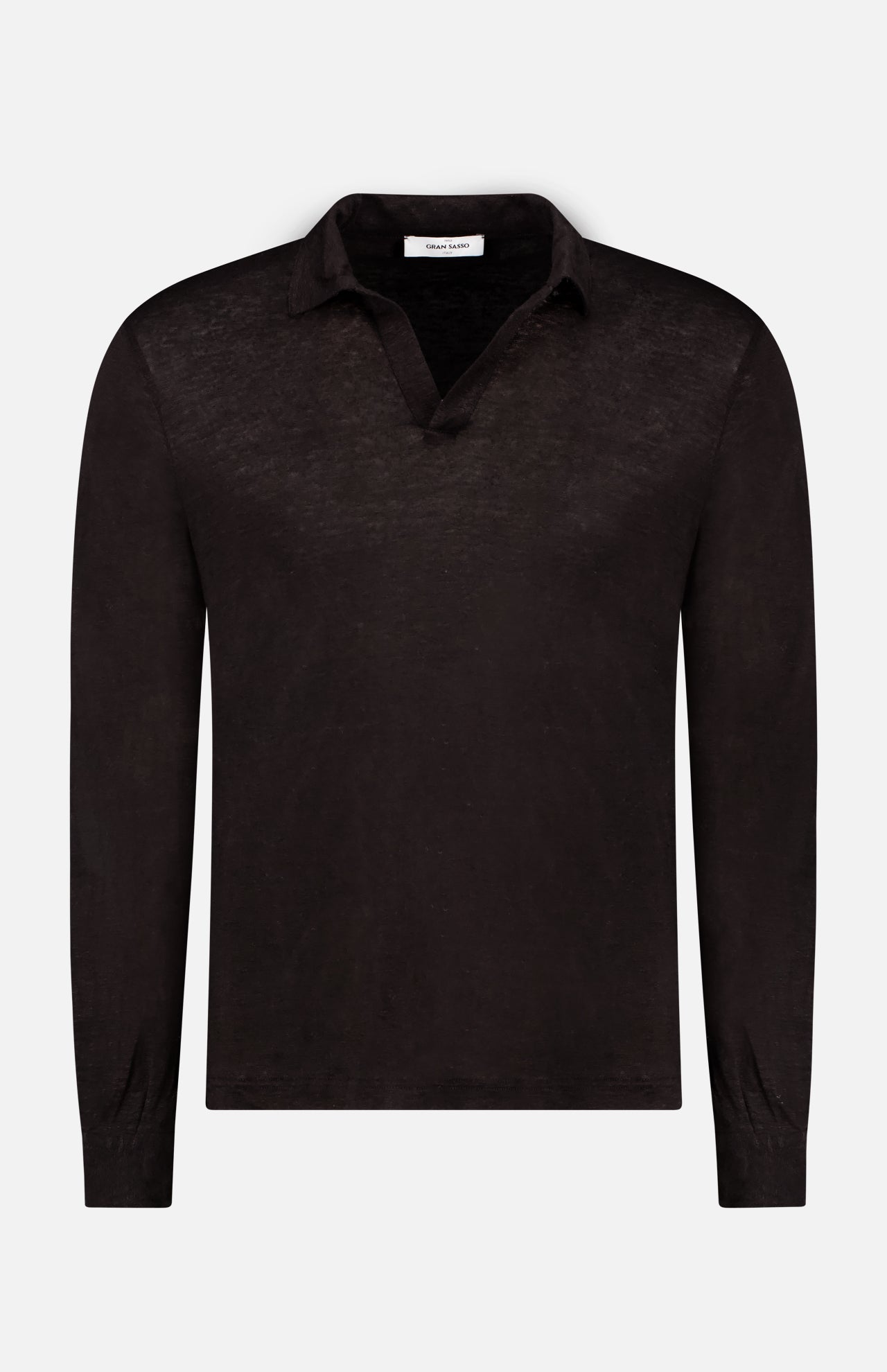 Johnny Collar Long Sleeve Polo (14650187448683)