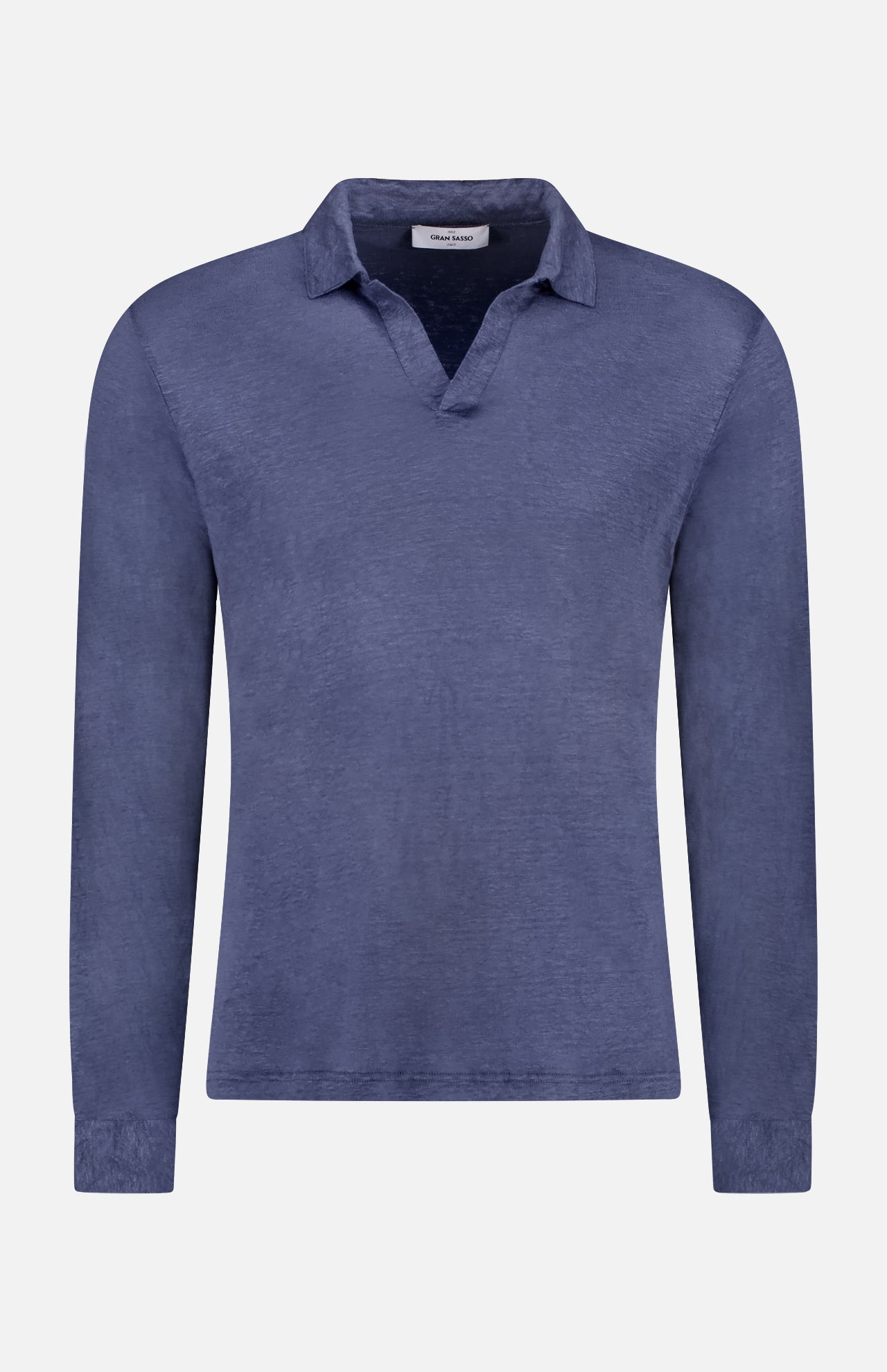 Johnny Collar Long Sleeve Polo (14650187415915)