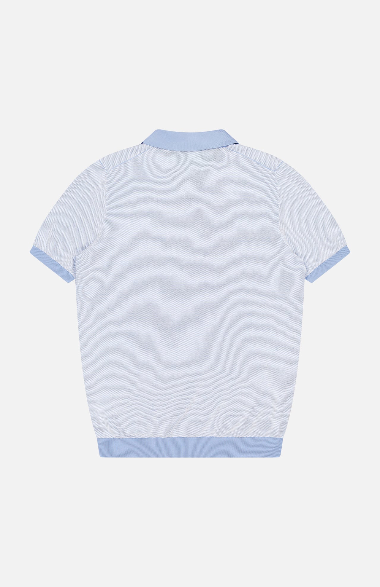 Johnny Collar Popcorn Stitch Polo Shirt (14650187579755)