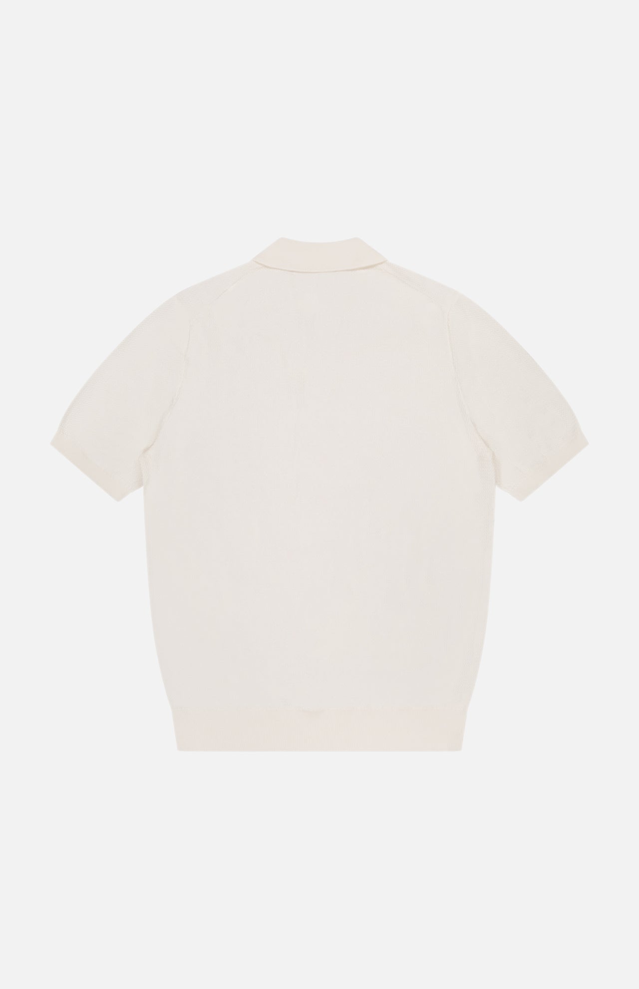 Johnny Collar Wave Stitch Polo Shirt (14650187252075)