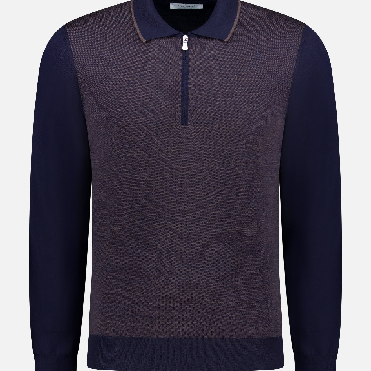 Quarter Zip Polo Sweater (14710277767531)