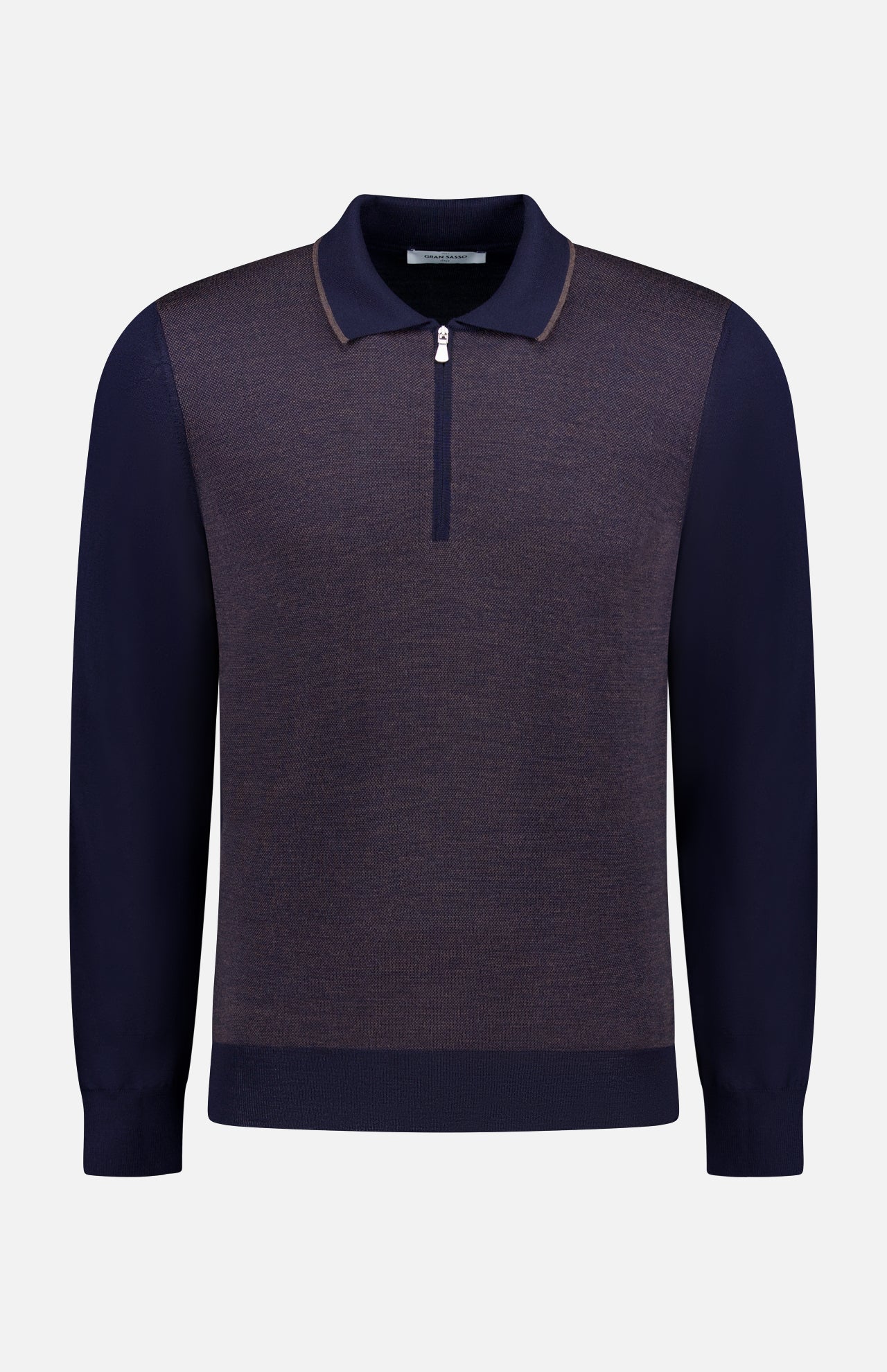 Quarter Zip Polo Sweater (14710277767531)