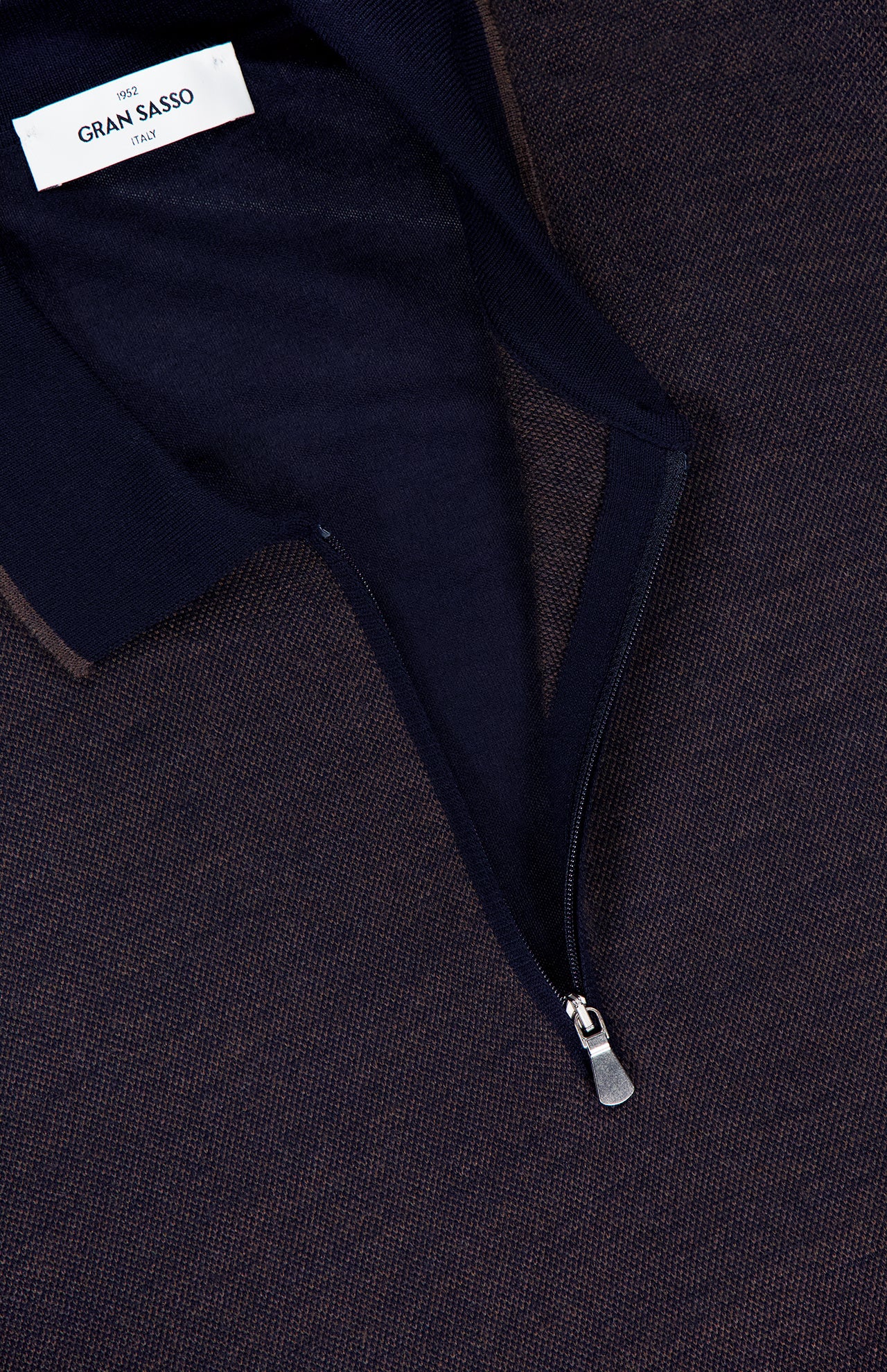 Quarter Zip Polo Sweater (14710277767531)