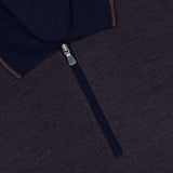 Quarter Zip Polo Sweater (14710277767531)