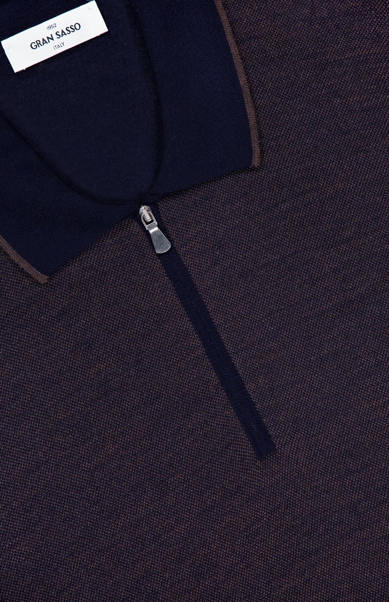 Quarter Zip Polo Sweater (14710277767531)