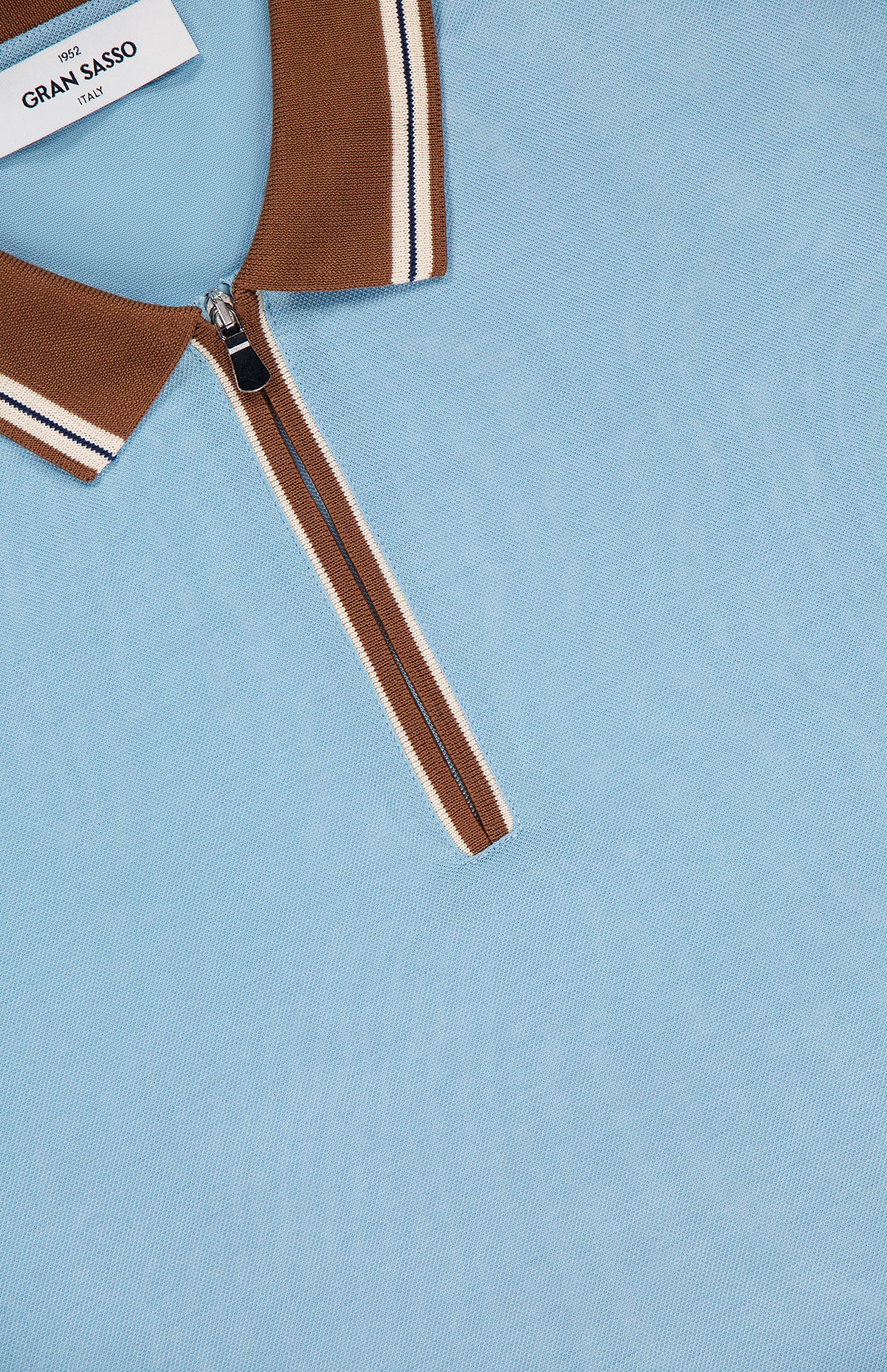 Tennis Zip Collar Polo Shirt (14650187186539)