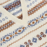 V-Neck Fair Isle Sweater Vest
