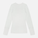 The GREYSON Orion Long Sleeve is displayed flat on a white background, back view, showcasing its slim fit silhouette and advanced shape retention technology.