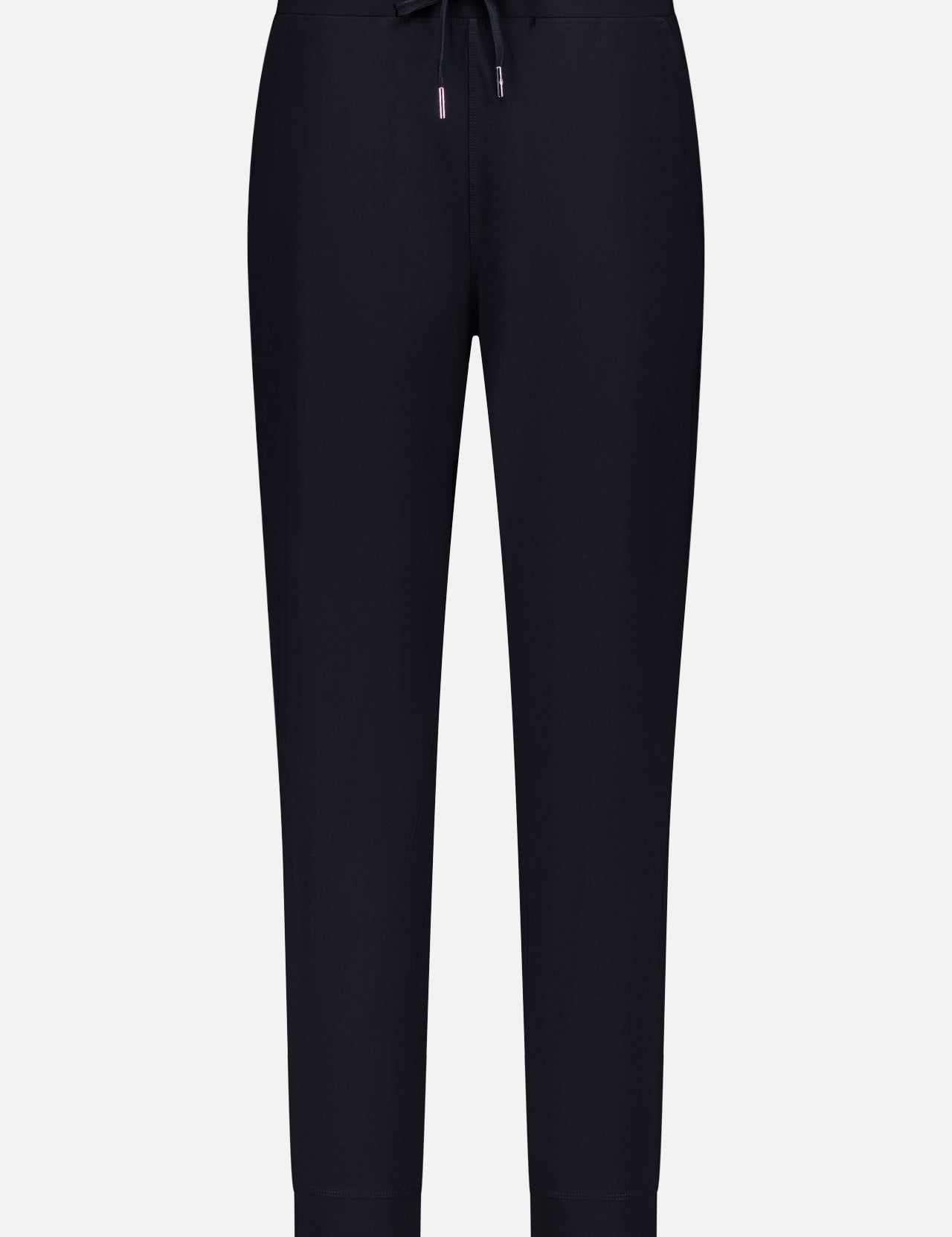 The GREYSON Phoenix Jogger is a pair of black joggers featuring a lightweight waistband, adjustable drawstring, and tapered fit, shown against a plain white background.