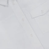 Phoenix Long Sleeve Button Down Crop Top