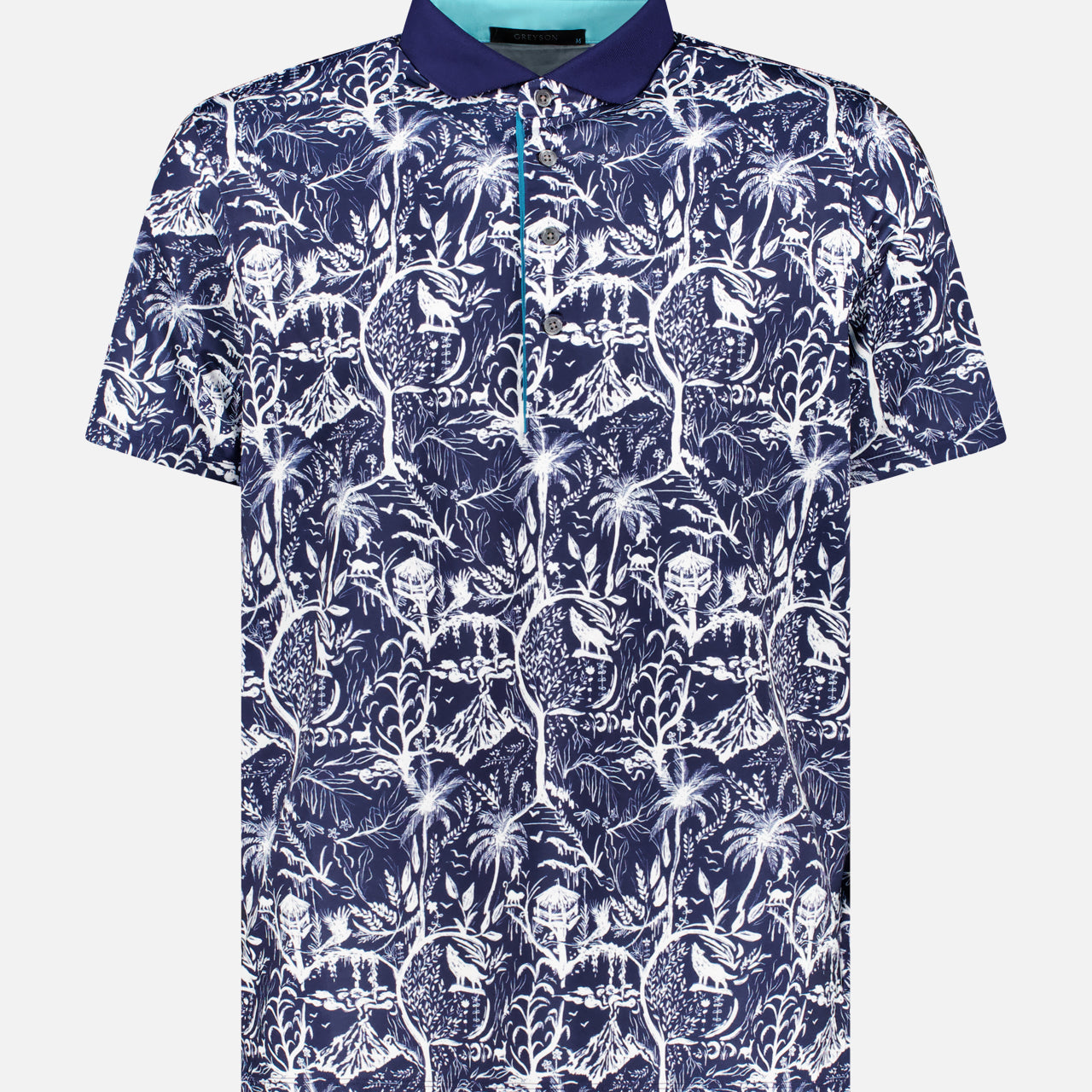 Pura Vida Tropical Polo (14650543931755)