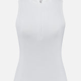Sleeveless Halley Quarter Zip Top (14686517264747)