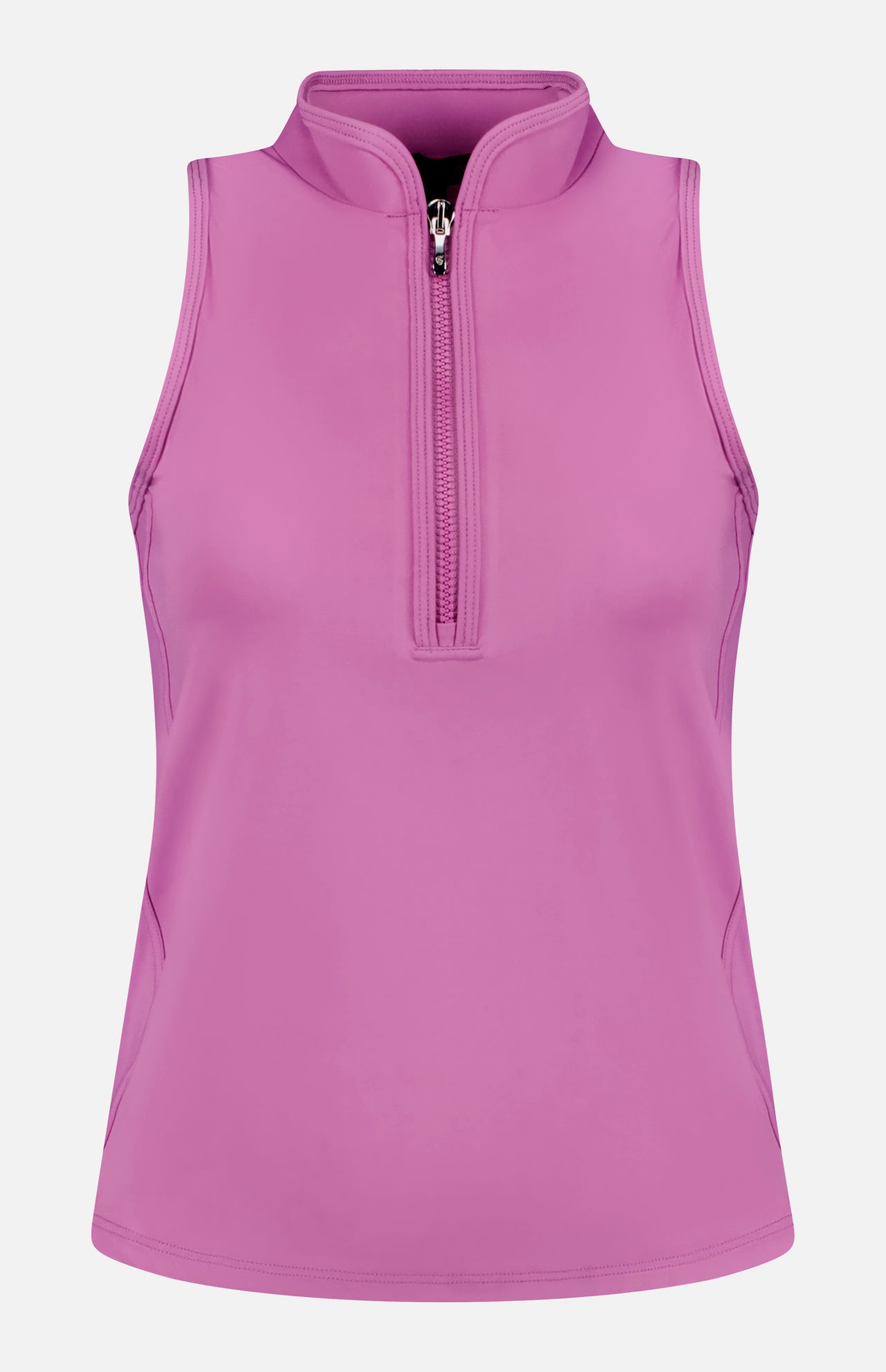 Sleeveless Vesta Mock Neck Top (14644127367531)