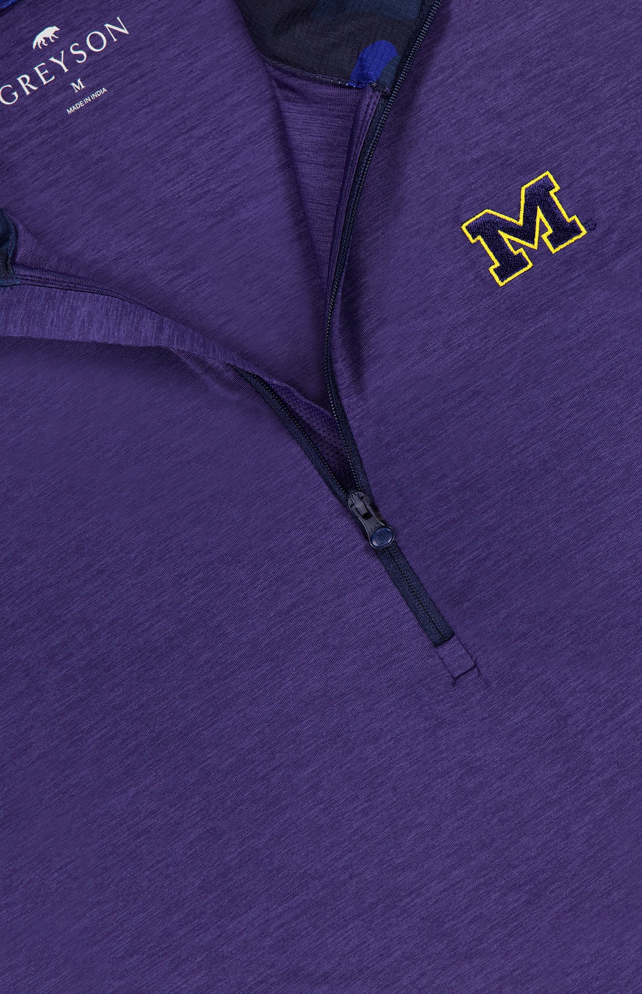 U of M Guide Sport Quarter Zip Shirt (14673965121899)