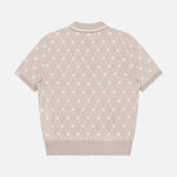 Wolf Chain Jacquard Polo Shirt