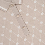 Wolf Chain Jacquard Polo Shirt