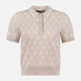 Wolf Chain Jacquard Polo Shirt