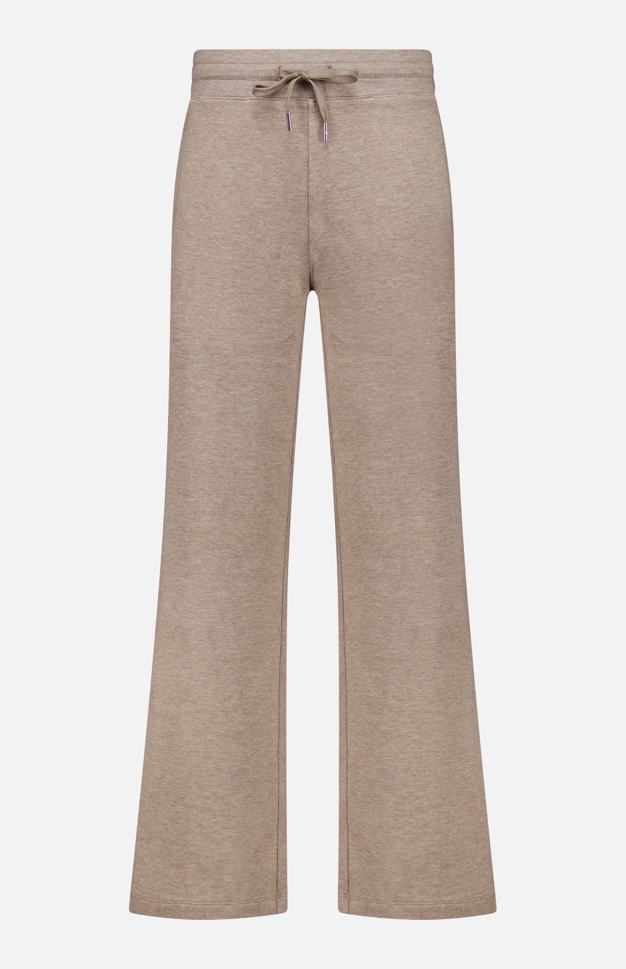 Greyson Ojai Wide Leg Pant in beige with a wide-leg cut and a drawstring waistband.