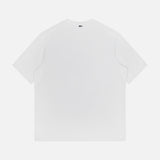 The HERNO Jersey Knit Short Sleeve Crewneck T-Shirt is shown from the back on a light background. Made from 100% cotton, it features a classic crew neck and short sleeves with no visible logos, graphics, or designs.