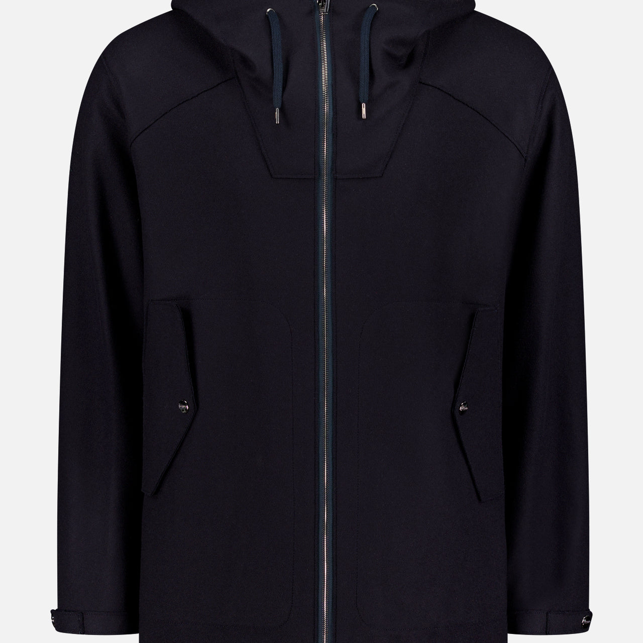 Wool Cloth Hooded Jacket (14710964158827)