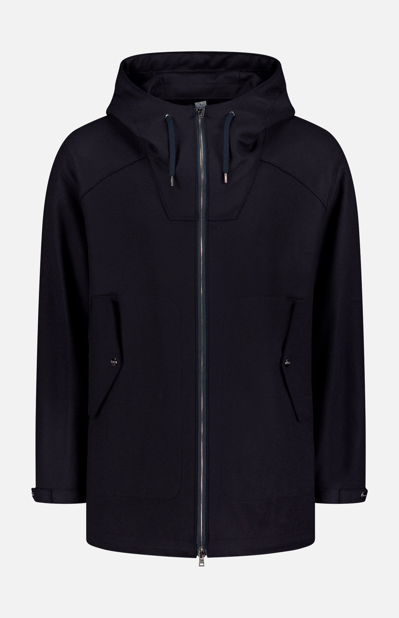 Wool Cloth Hooded Jacket (14710964158827)