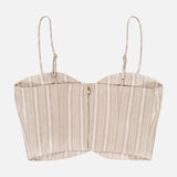 Grace Stripe Crop Top (14664751186283)