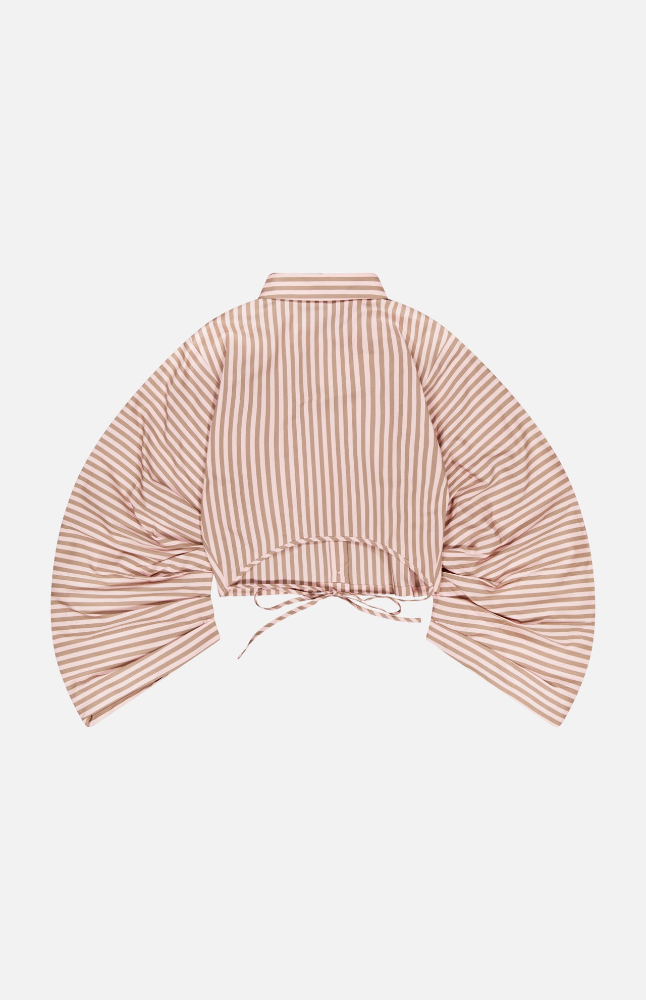 Raquel Striped Gathered Sleeves Top (14664751350123)