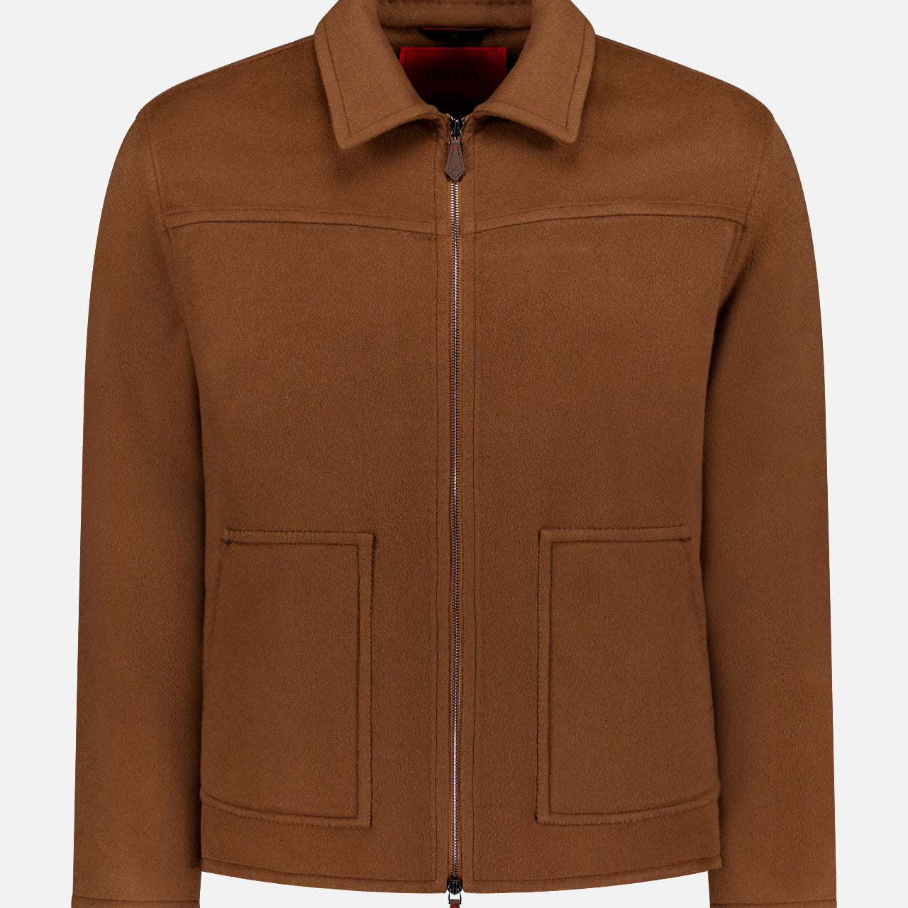 Cashmere Double College Bomber Jacket (14693731893611)