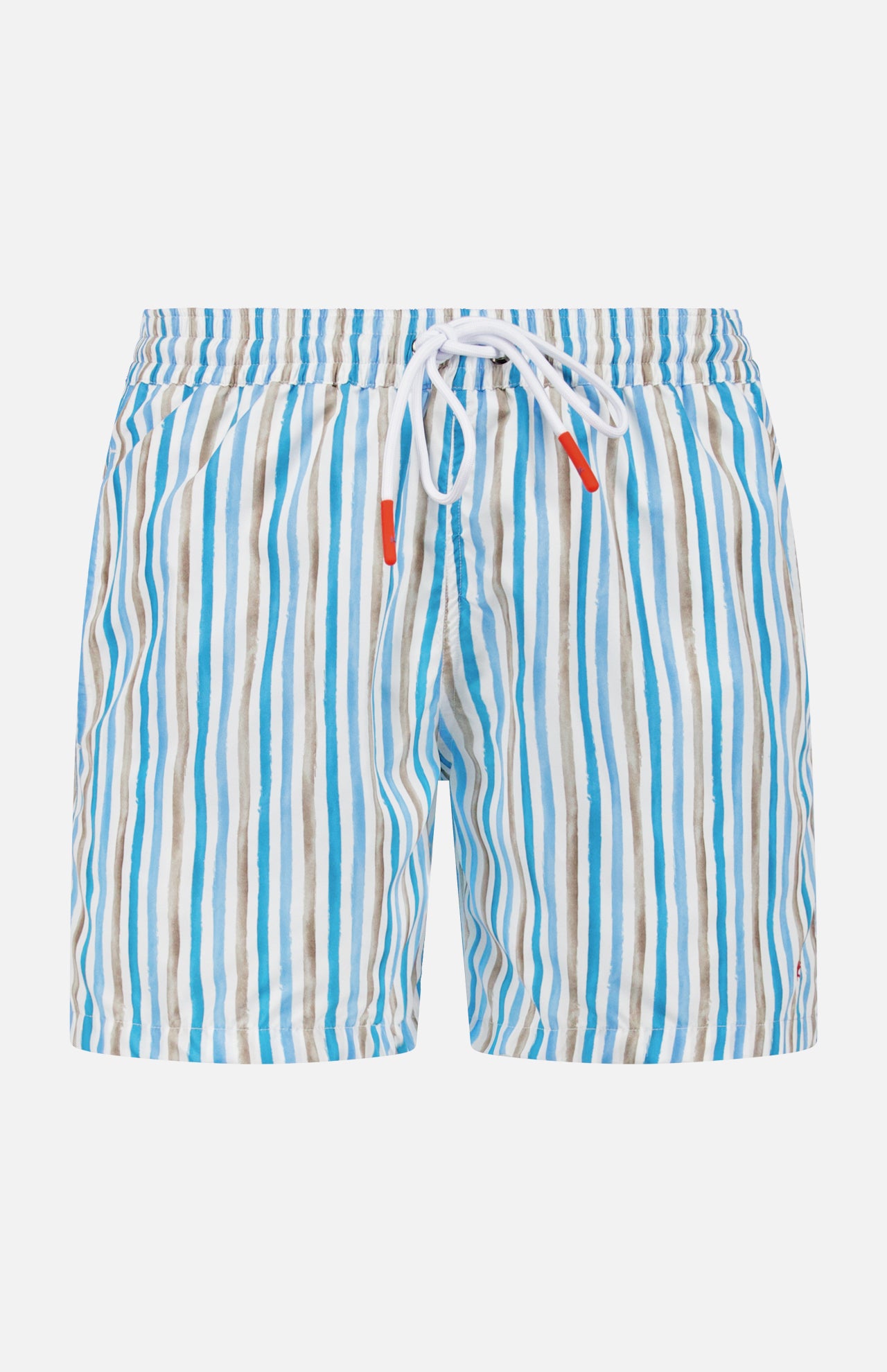 Drawstring Stripe Swim Trunk (14657512735083)