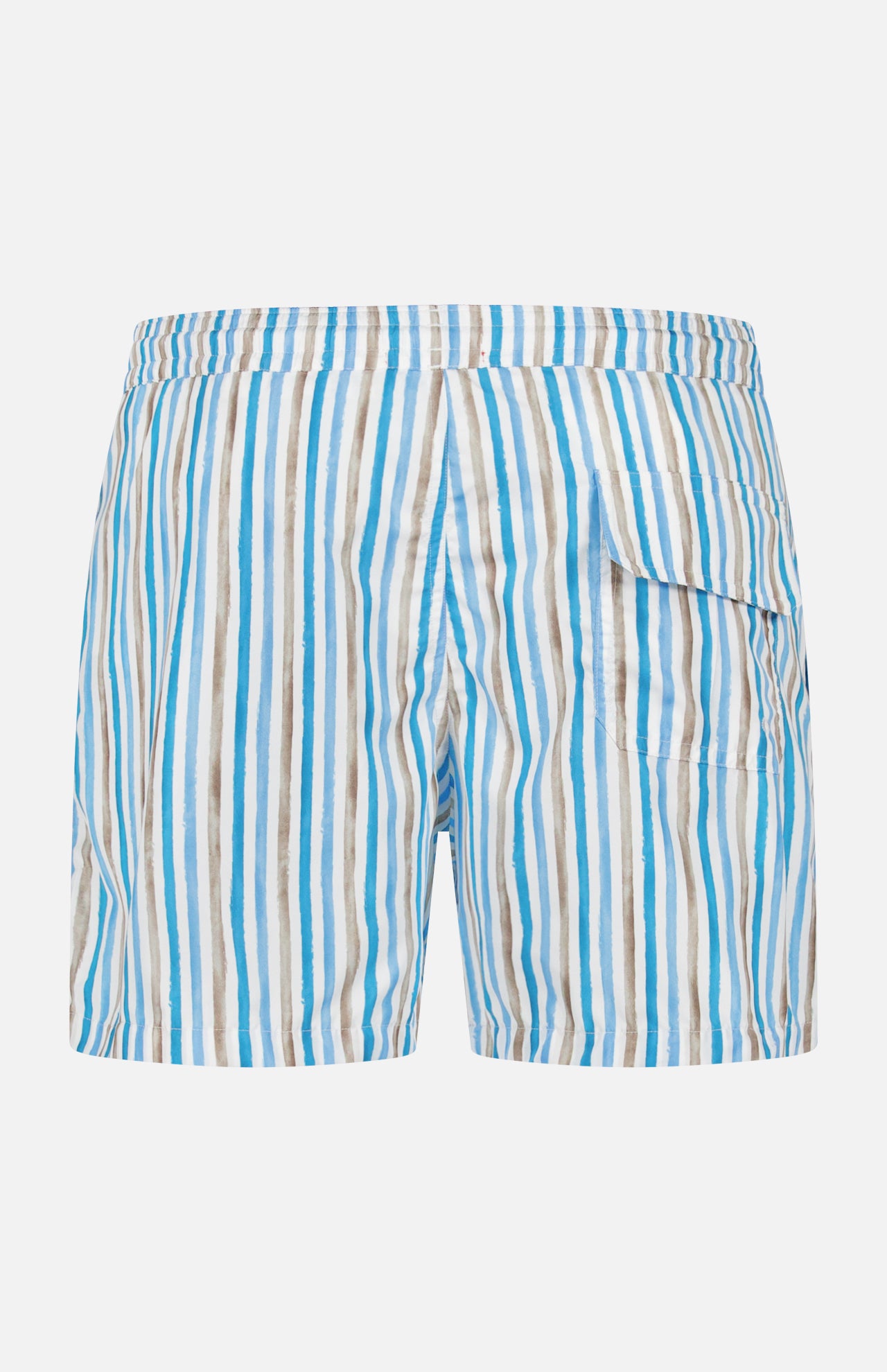 Drawstring Stripe Swim Trunk (14657512735083)