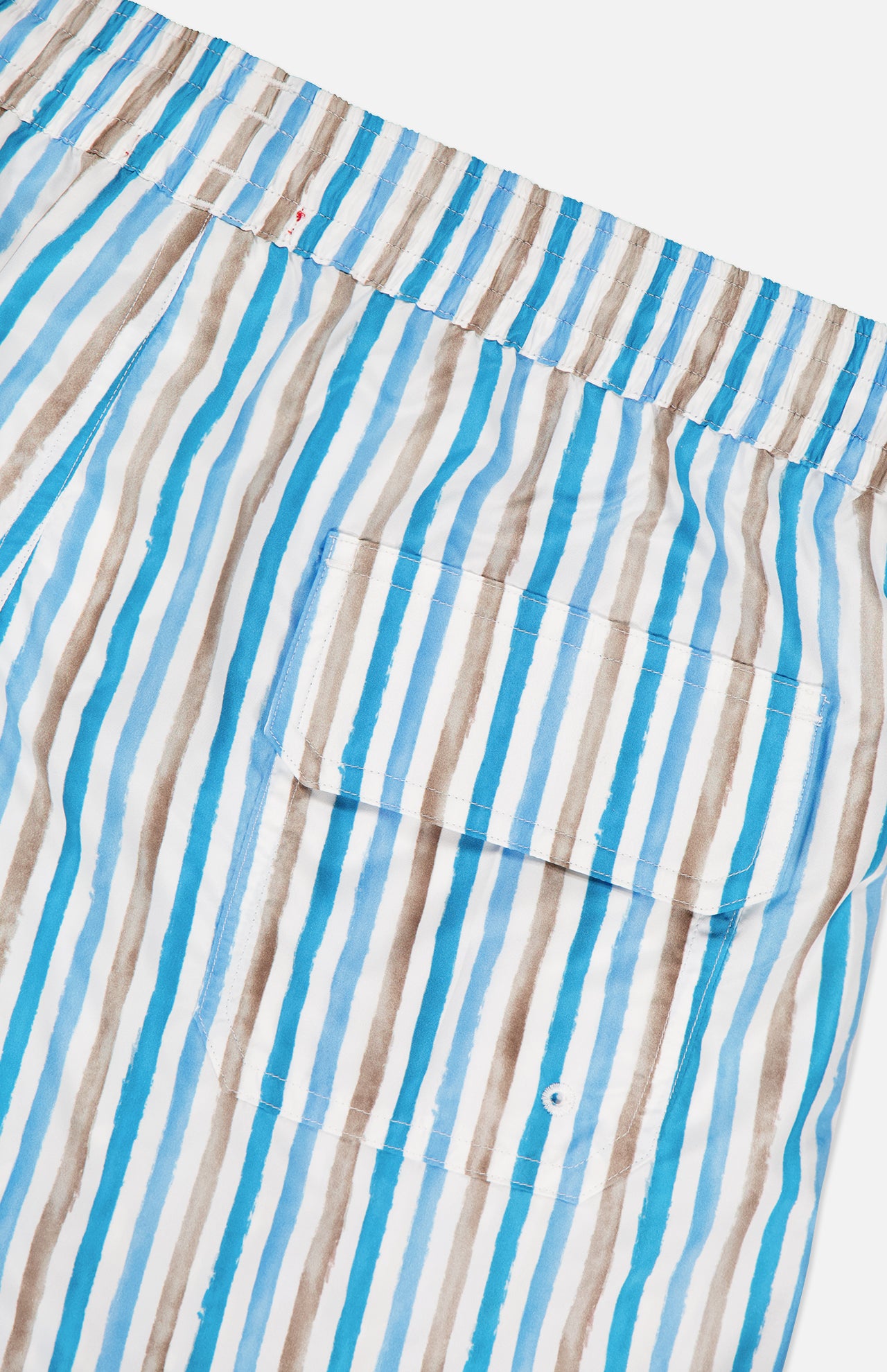 Drawstring Stripe Swim Trunk (14657512735083)