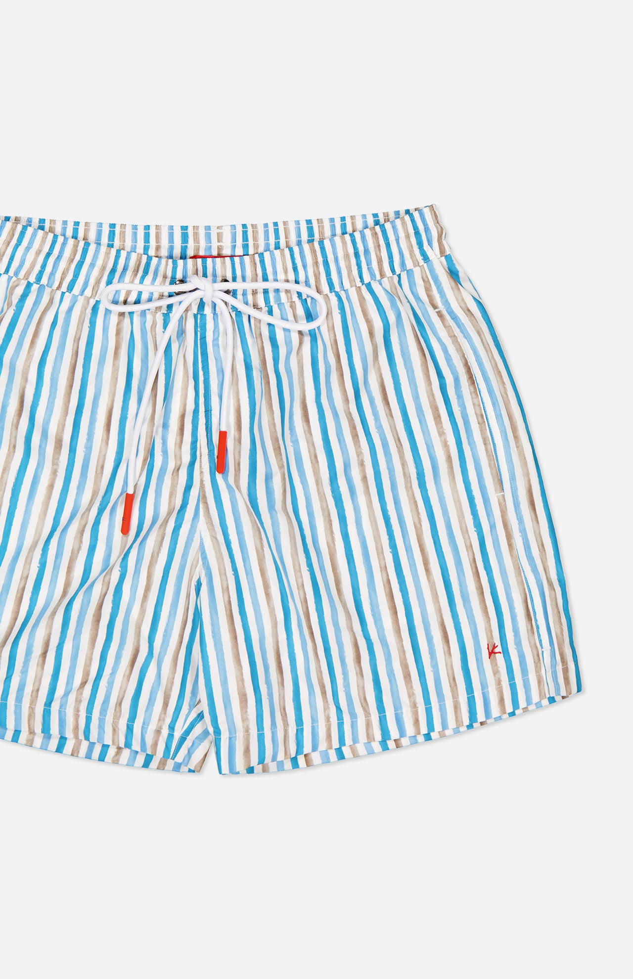 Drawstring Stripe Swim Trunk (14657512735083)