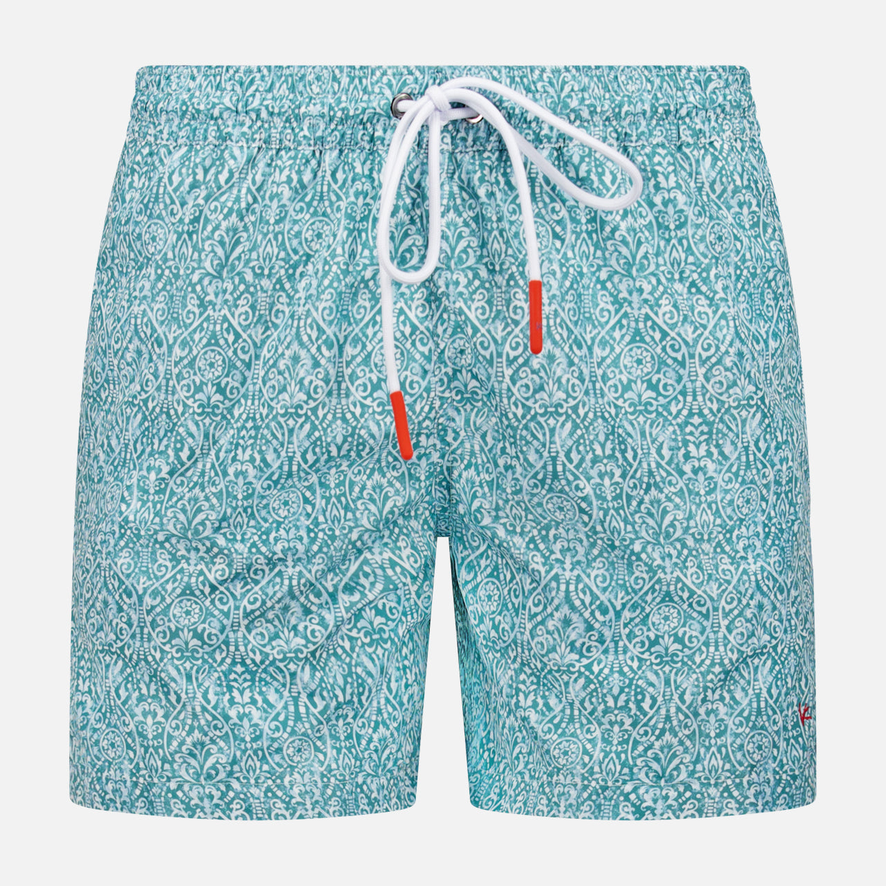 Drawstring Printed Swim Trunk (14657512571243)