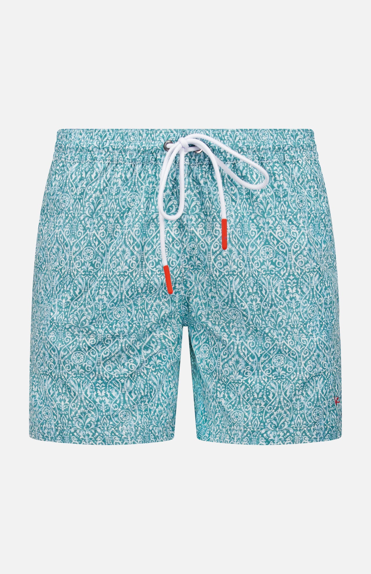 Drawstring Printed Swim Trunk (14657512571243)