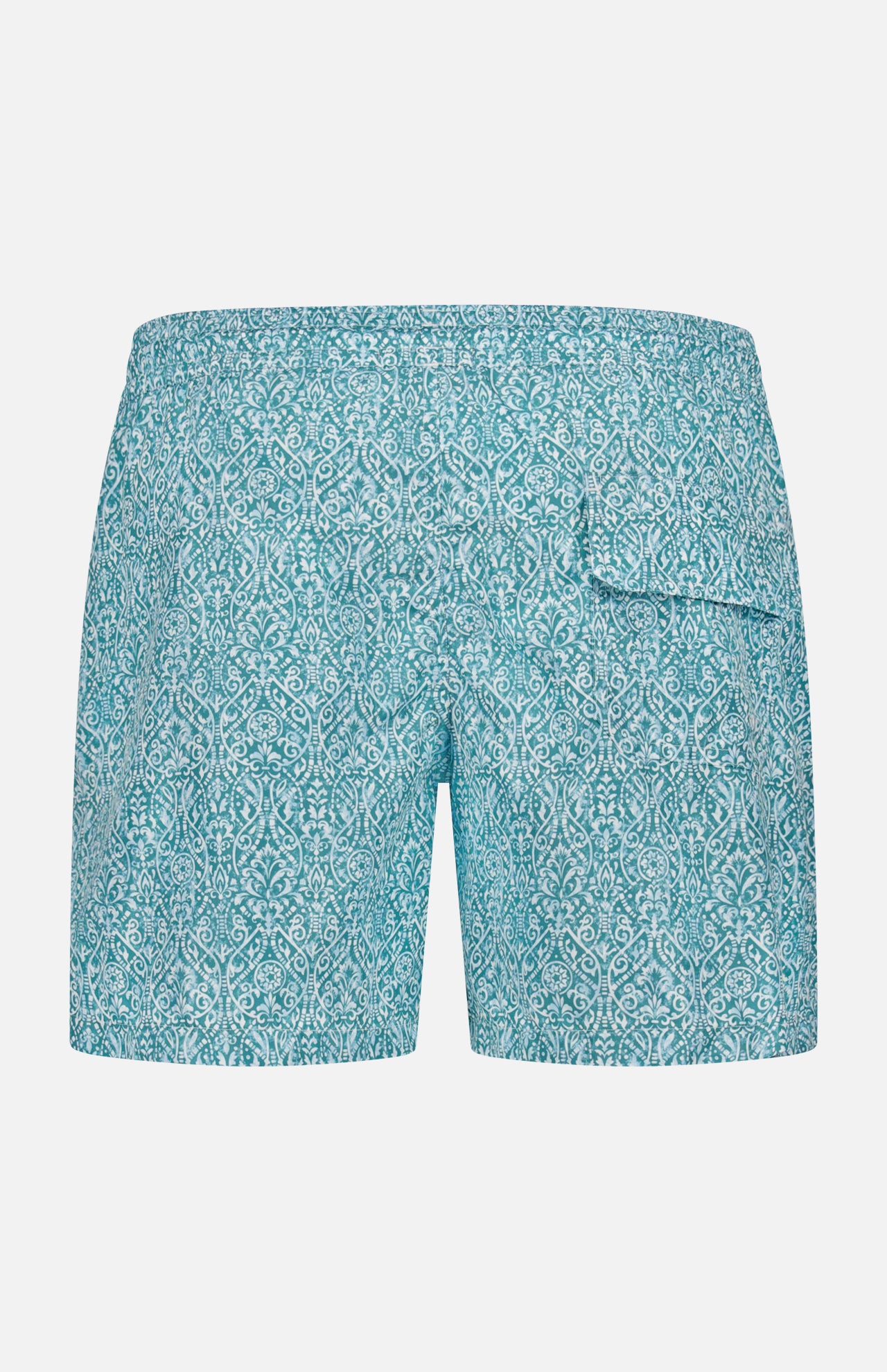 Drawstring Printed Swim Trunk (14657512571243)