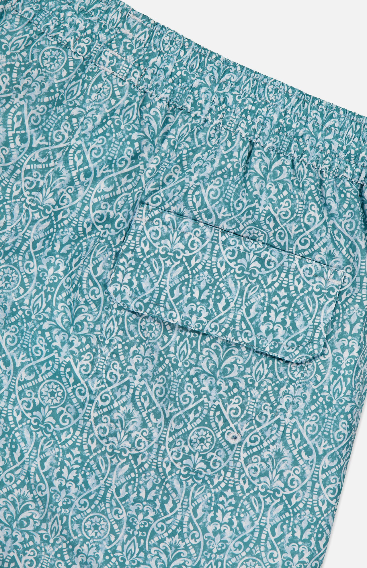 Drawstring Printed Swim Trunk (14657512571243)