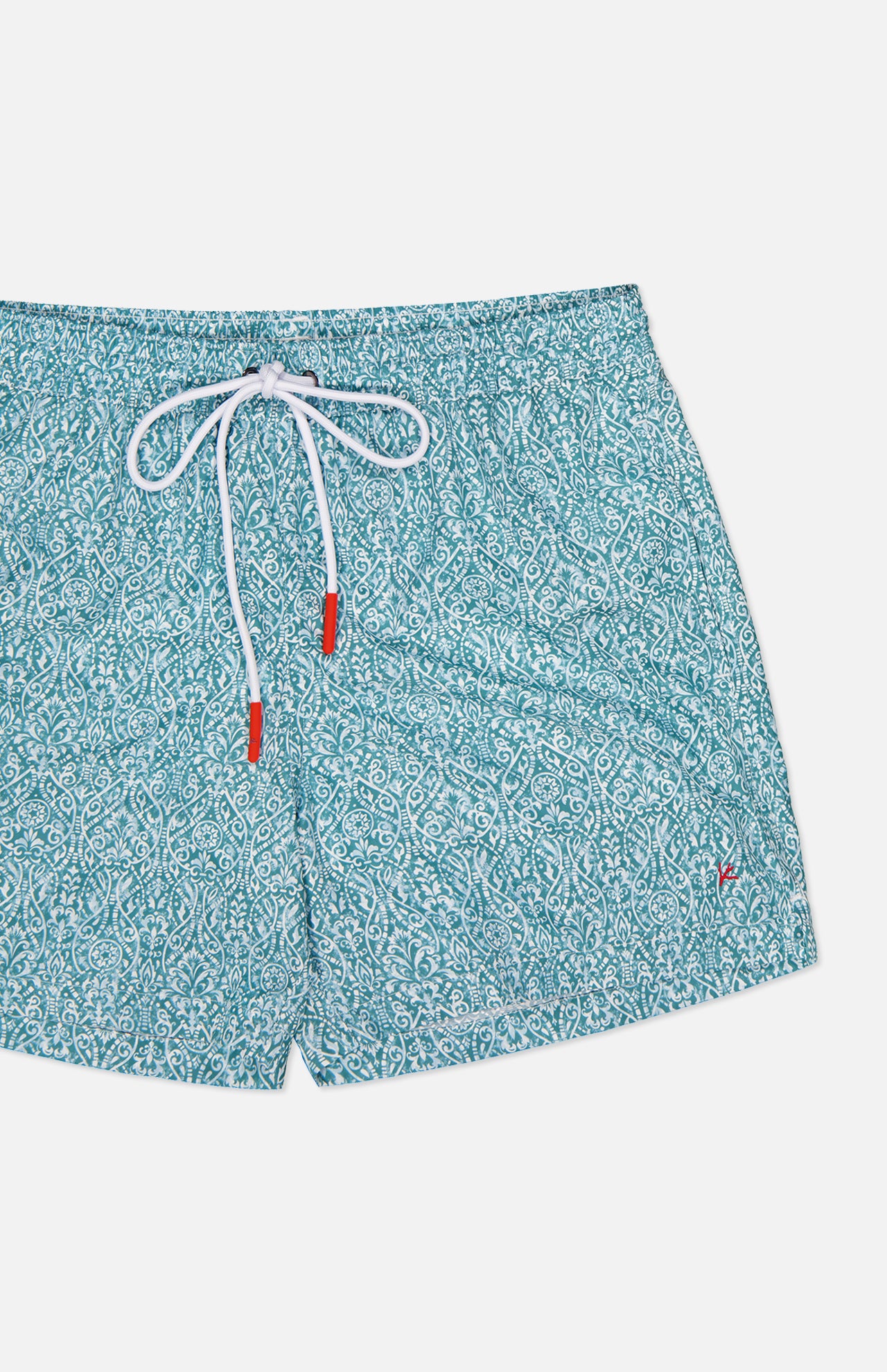 Drawstring Printed Swim Trunk (14657512571243)