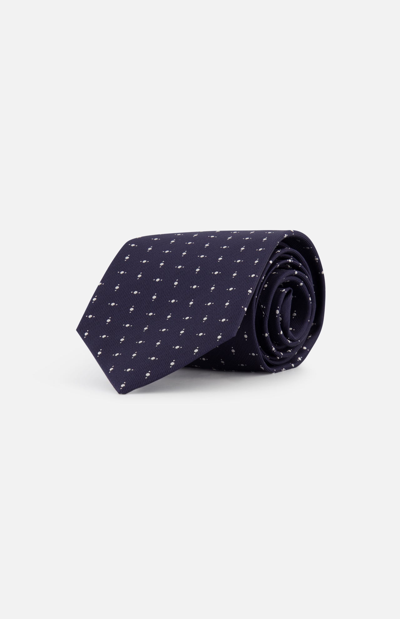 Fantasia Cravatte Micro Print Silk Tie (14658005500267)