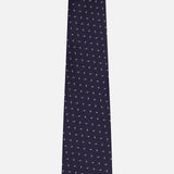 Fantasia Cravatte Micro Print Silk Tie (14658005500267)
