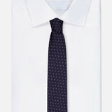 Fantasia Cravatte Micro Print Silk Tie (14658005500267)