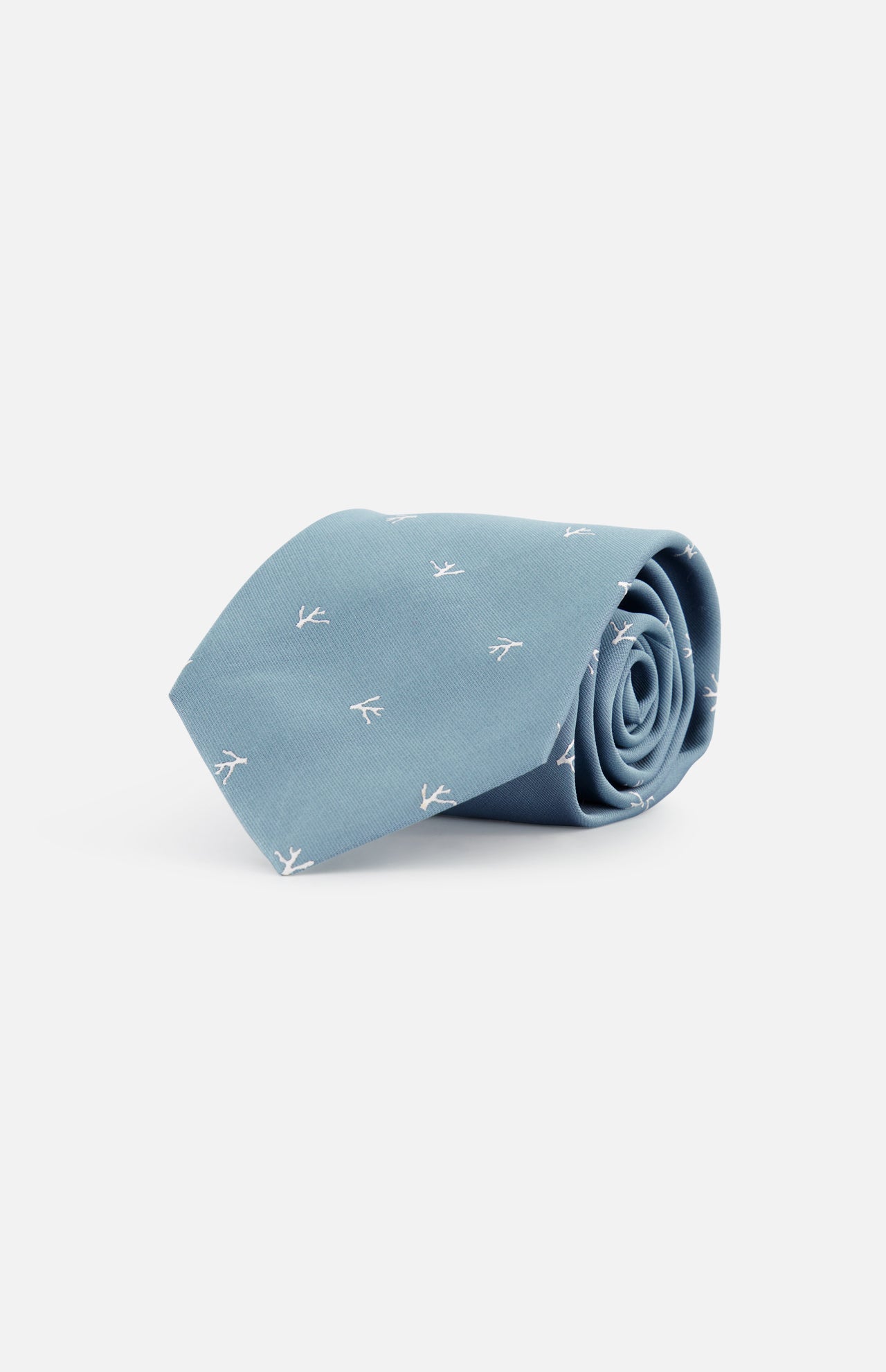 Fantasia Cravatte Coral Print Silk Tie (14658005533035)