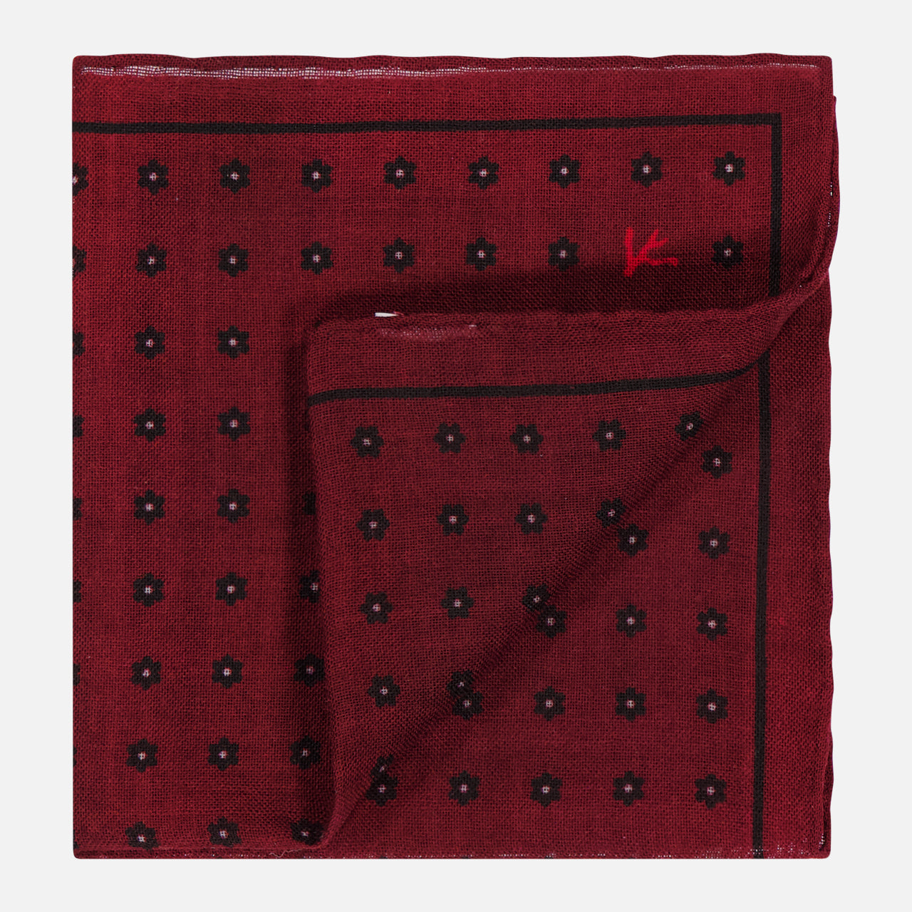 Floral Print Pocket Square (14739978092907)