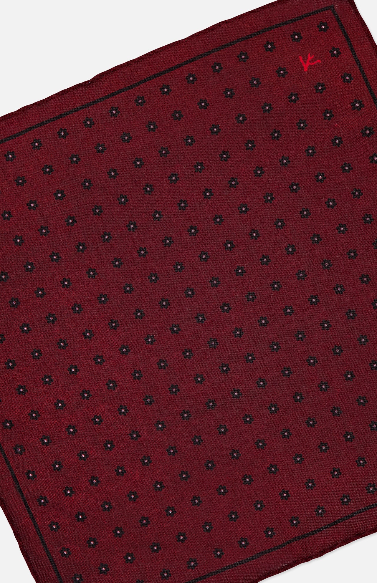 Floral Print Pocket Square (14739978092907)
