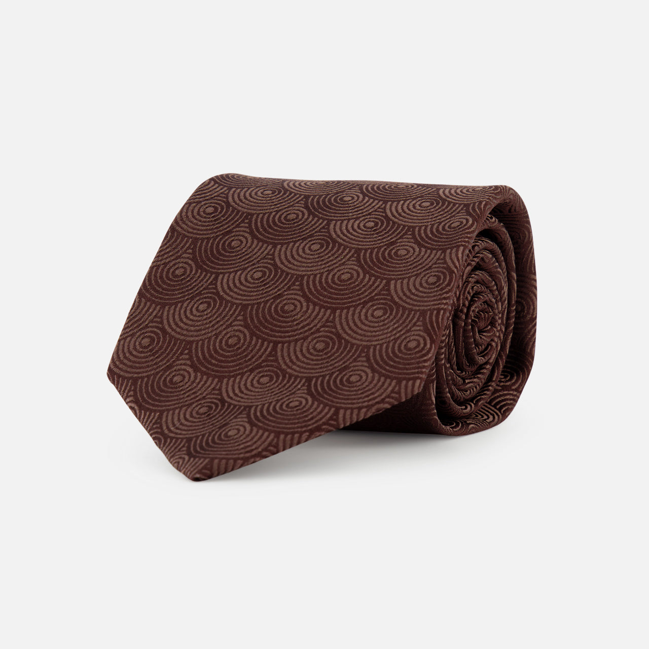 Jacquard Print Silk Tie (14738706628971)
