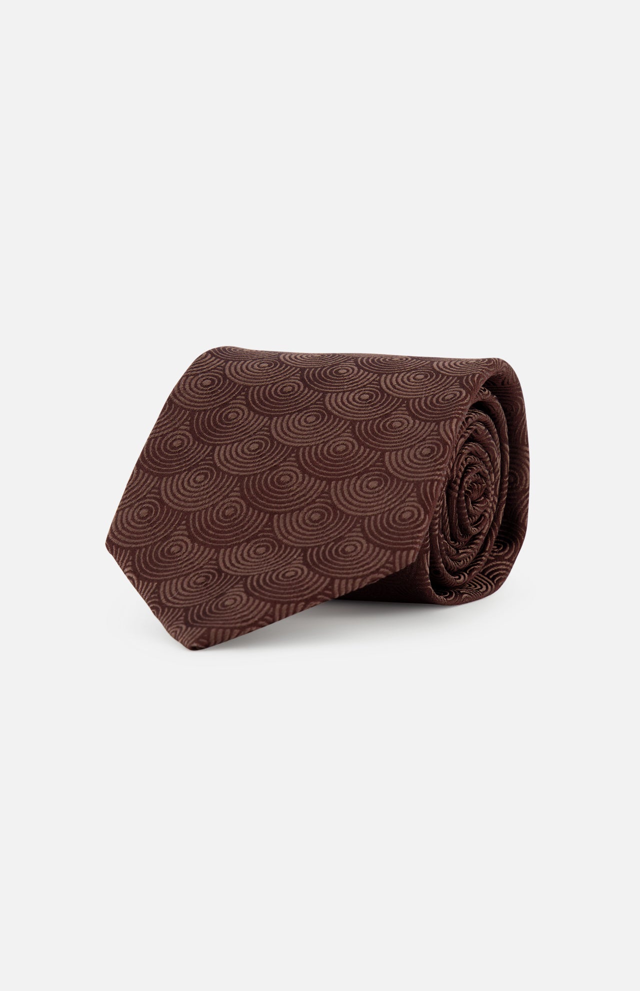Jacquard Print Silk Tie (14738706628971)
