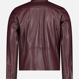 Leather Zip Cuff Motorcycle Jacket (14693731926379)